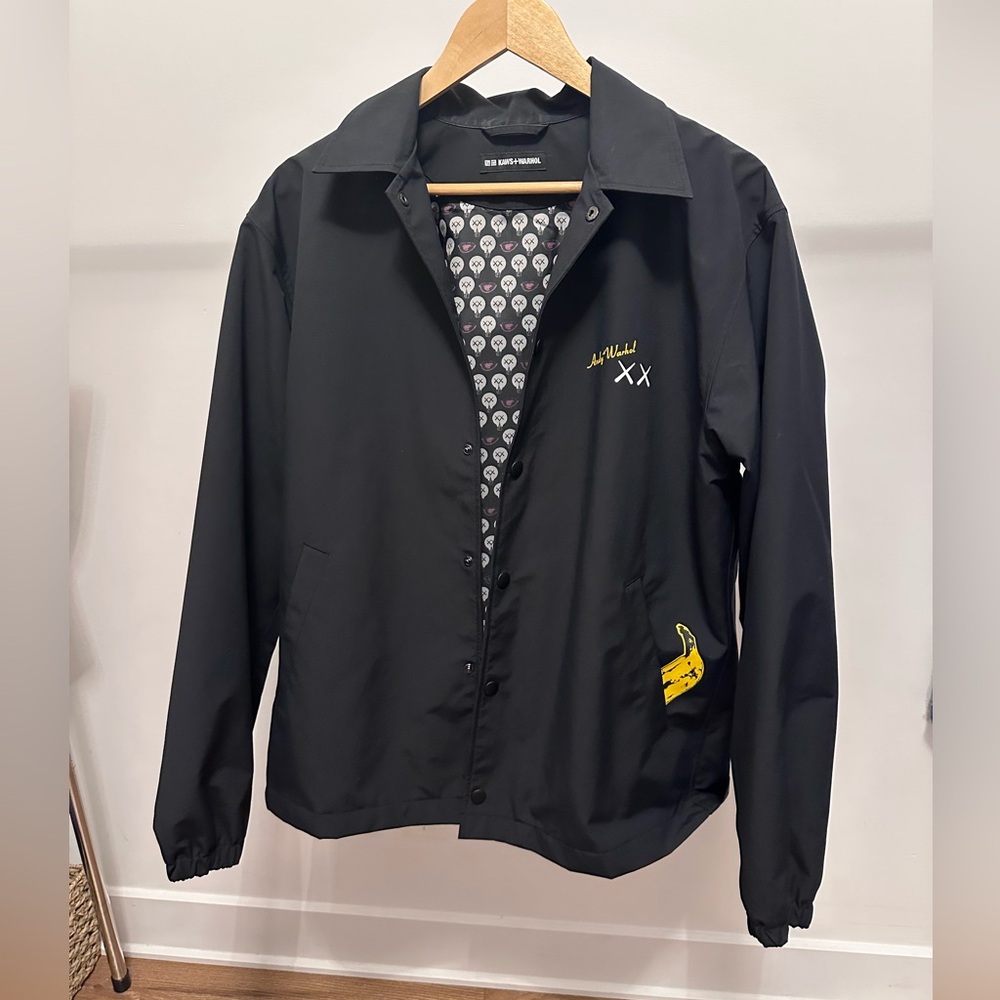 Uniqlo x Andy Warhol Kaws Coach Jacket Size Small